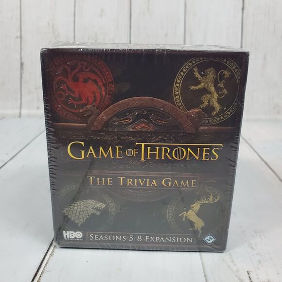 HBO Game of Thrones: The Trivia Game - 5-8 Expansion Board Game New Sealed - Picture 1 of 6